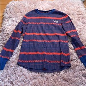 North face holiday long sleeve womans size Large